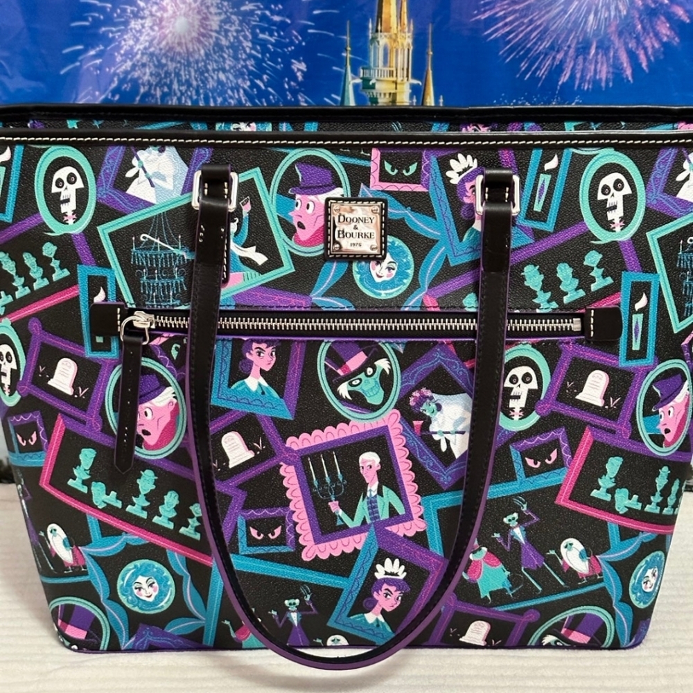 NWT Disney Parks Haunted Mansion Dooney and Bourke tote bag 2023